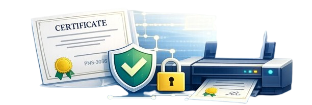 Certificate Printing Illustration